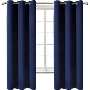 Blackout Curtains for Bedroom -Grommet Thermal Insulated Room Darkening Curtains